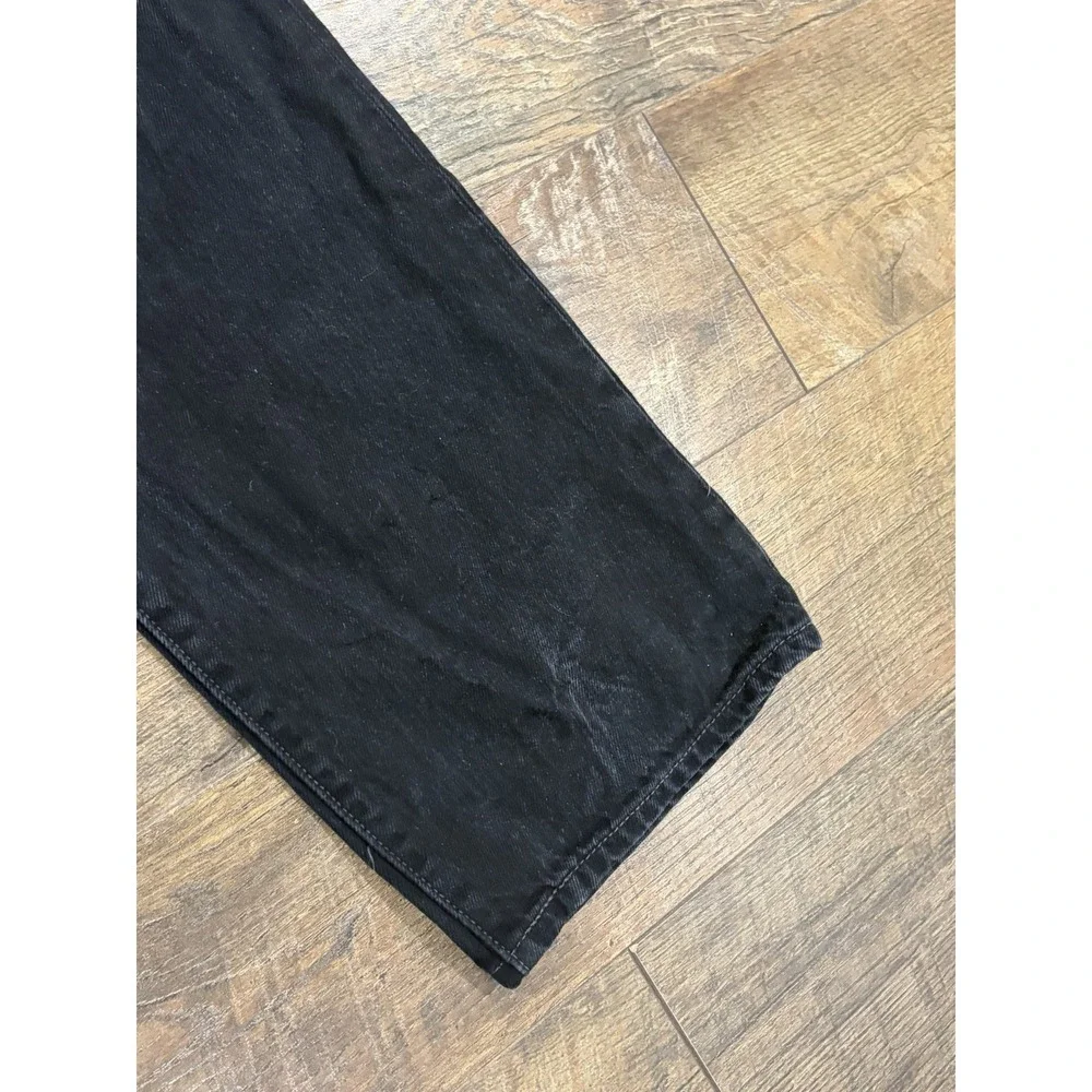 Vintage Levi's 501‎ Jeans 32x30 Black Denim Straight Fit Button Fly